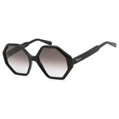 Ferragamo Ladies' Sunglasses Salvatore  Sf1070s-001  55 Mm Gbby2 In Black
