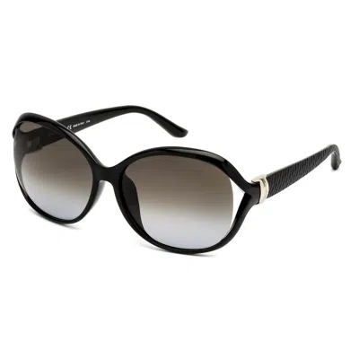 Ferragamo Ladies' Sunglasses Salvatore  Sf770sa-001  61 Mm Gbby2 In Black