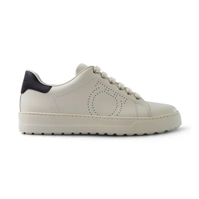 FERRAGAMO FERRAGAMO LADIES WHITE SNEAKERS