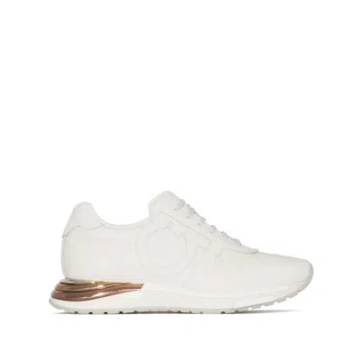 Ferragamo Brooklyn Leather Sneaker In Multi