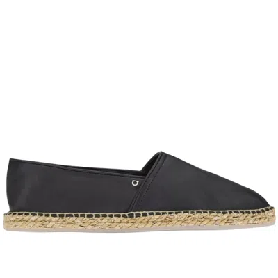 Ferragamo Lamar Gancini Logo Espadrilles In Black