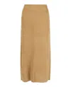 Ferragamo Lambskin Leather Pencil Skirt