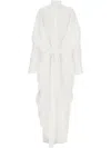 Ferragamo Sash Jumpsuit In White