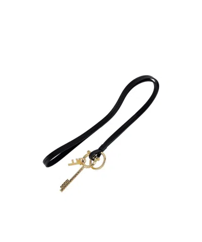 Ferragamo Lanyard Keychain In Yellow
