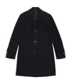 Ferragamo Lapel Coat In Black