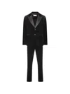 Ferragamo Lapel Jacket In Black