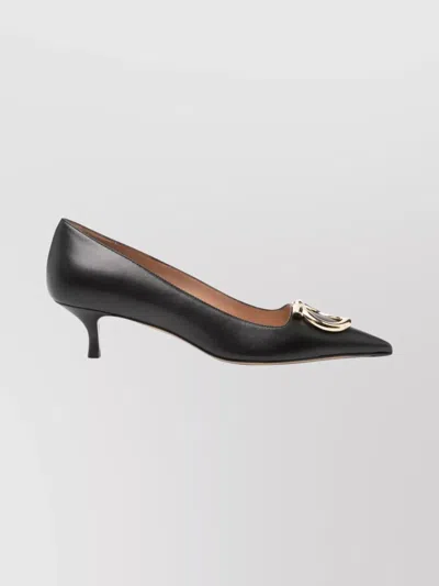 FERRAGAMO LARA PUMPS MAXI GANCINI BUCKLE DESIGN