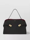 Ferragamo Hug Soft Large Bicolor Shoulder Bag