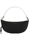 Ferragamo Large Black Half Moon Bag