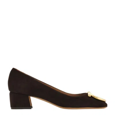 Ferragamo Large Gancini Buckled Pumps