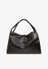 Ferragamo Large Tote Bag In Brown