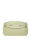 Ferragamo Large Hug Clutch Bag In Green