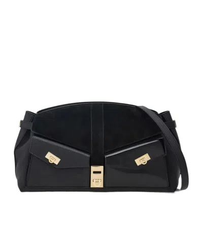 FERRAGAMO LARGE HUG CLUTCH