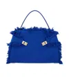 Ferragamo Hug Soft (l) Shoulder Bags Blue In Blue