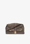 Ferragamo Large Hug Suede Shoulder Bag