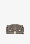 Ferragamo Hug Multipocket L Gray Shoulder Bag In Gray