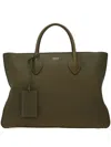 Ferragamo Large Dual-handle Shoulder Bag In Green