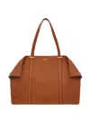 Ferragamo Large Open-top Tote Bag In Blue