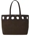 Ferragamo Large Raffia Tote Bag
