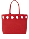 Ferragamo Large Raffia Tote Bag