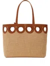 Ferragamo Large Raffia Tote Bag