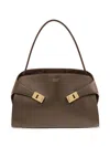 FERRAGAMO LARGE SOFT HUG SHOULDER BAG