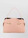 Ferragamo Pink Leather Large Hug Soft Shoulder Bag