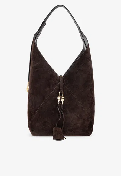 Ferragamo Large Suede Hobo Bag