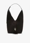 Ferragamo Medium V-shaped Hobo Bag In Black