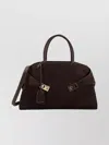 Ferragamo Hug L Soft Tote Bag In Brown