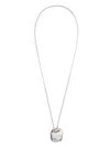Ferragamo Large Vara Necklace In Silver