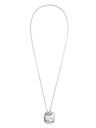 Ferragamo Large Vara Necklace In Silver