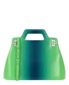 Ferragamo Large Wanda Top Handle Bag In Green