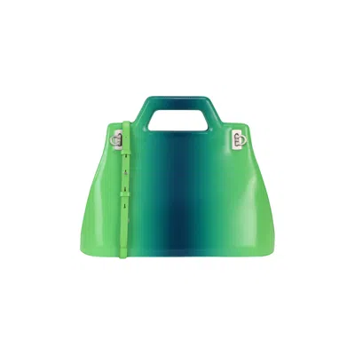 Pre-owned Ferragamo Large Wanda Top Handle Bag 'green' | Women's Size Onesize