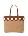 Ferragamo Large Raffia Tote Bag