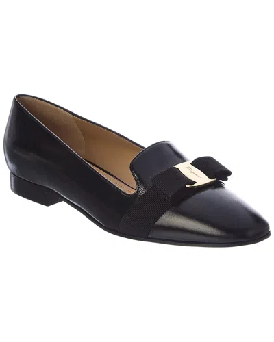 FERRAGAMO FERRAGAMO LAUFER LEATHER LOAFER