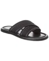 Ferragamo Laurene Logo Womens Round Toe Flat Sandal Slide Sandals In Black