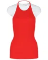 Ferragamo Layered Top In Red