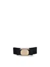 Ferragamo Bow Design Gros Grain Hair Clip With Strass In Black