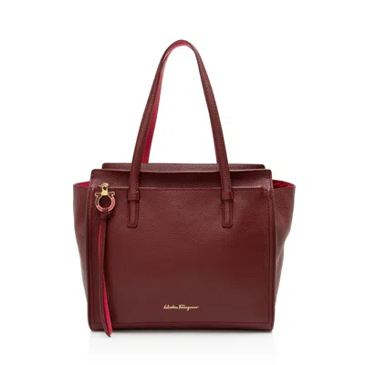Ferragamo Leather Amy Medium Tote