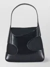 Ferragamo Leather And Fabric Shoulder Bag