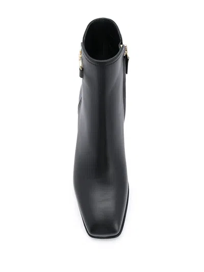 Ferragamo Leather Ankle Boots