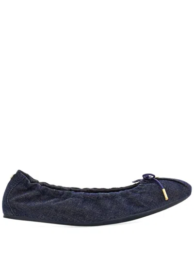 FERRAGAMO LEATHER BALLERINA SHOES