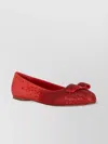 Ferragamo Vara-bow Rhinestone-embellished Ballerina Shoes