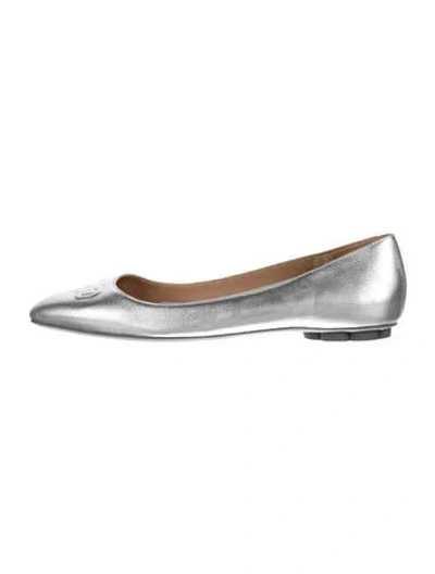 Pre-owned Ferragamo Leather Ballet Flats