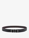 Ferragamo Leather Belt With Gancini Buckle