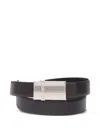Ferragamo Leather Belt In Animal Print