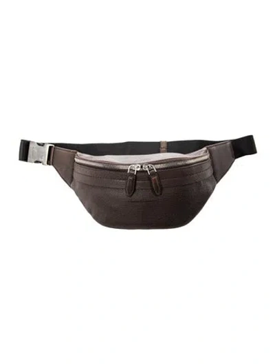 Pre-owned Ferragamo Leather Belt Bag In Brown