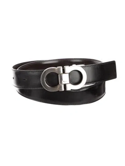 Pre-owned Ferragamo Leather Belt In Brown