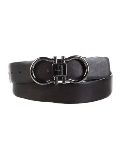 Pre-owned Ferragamo Leather Belt In Brown